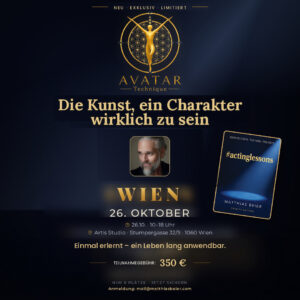 Avatar-Technik Workshop Wien – 26. Oktober 2026